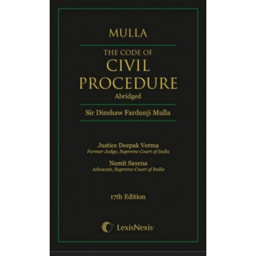 LexisNexis's The Code of Civil Procedure Abridged [CPC-HB] by Sir Dinshaw Fardunji Mulla